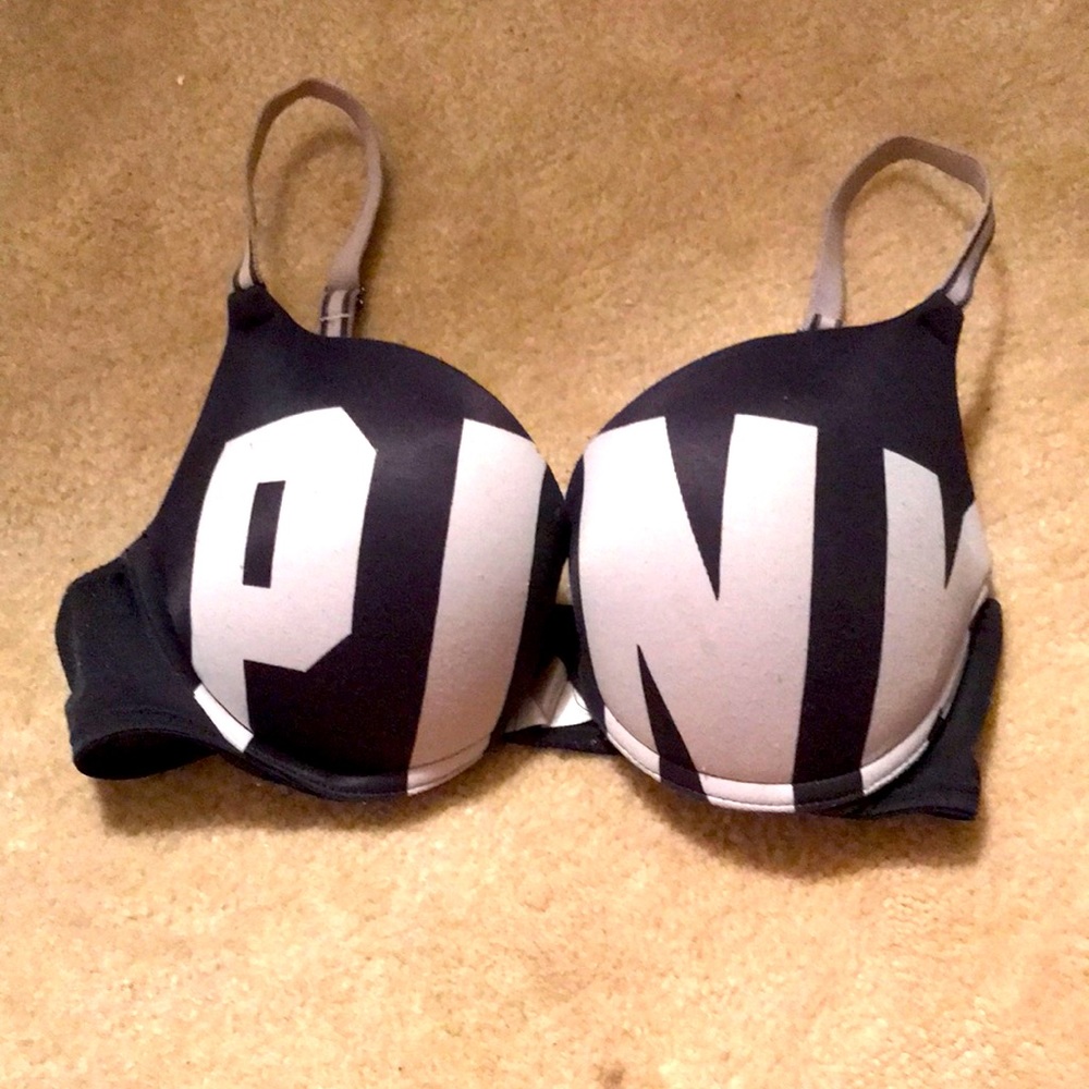 pink push up bra